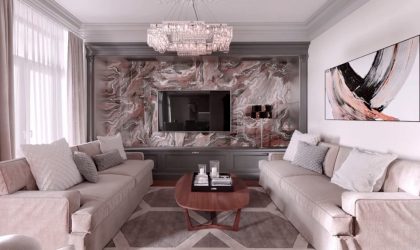 Неоклассика в интерьере: Царственная обстановка в обрамлении новейшей техники (340+Фото)