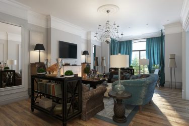 Неоклассика в интерьере: Царственная обстановка в обрамлении новейшей техники (340+Фото)