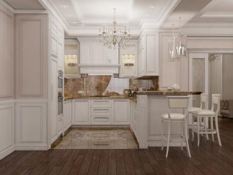 Неоклассика в интерьере: Царственная обстановка в обрамлении новейшей техники (340+Фото)