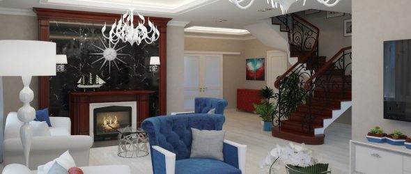 Неоклассика в интерьере: Царственная обстановка в обрамлении новейшей техники (340+Фото)