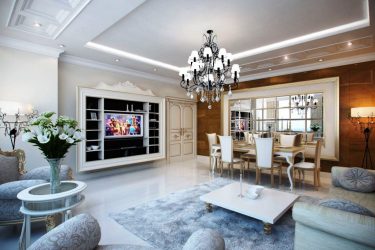 Неоклассика в интерьере: Царственная обстановка в обрамлении новейшей техники (340+Фото)