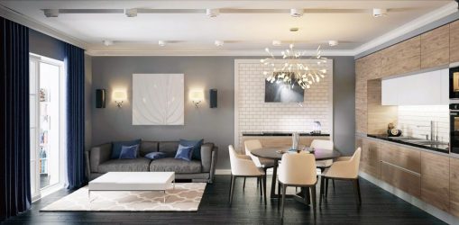 Неоклассика в интерьере: Царственная обстановка в обрамлении новейшей техники (340+Фото)