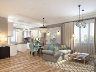 Неоклассика в интерьере: Царственная обстановка в обрамлении новейшей техники (340+Фото)