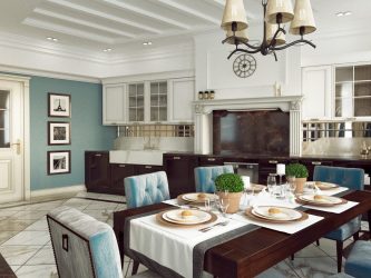 Неоклассика в интерьере: Царственная обстановка в обрамлении новейшей техники (340+Фото)