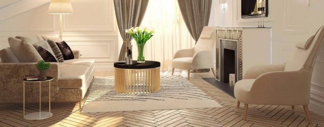 Неоклассика в интерьере: Царственная обстановка в обрамлении новейшей техники (340+Фото)