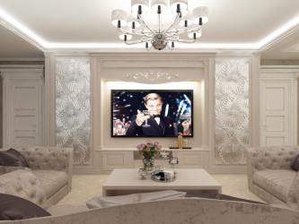 Неоклассика в интерьере: Царственная обстановка в обрамлении новейшей техники (340+Фото)