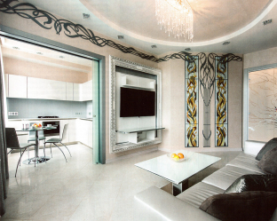 Неоклассика в интерьере: Царственная обстановка в обрамлении новейшей техники (340+Фото)