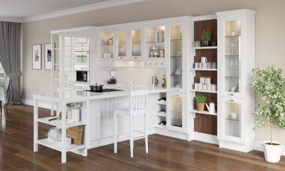 Неоклассика в интерьере: Царственная обстановка в обрамлении новейшей техники (340+Фото)