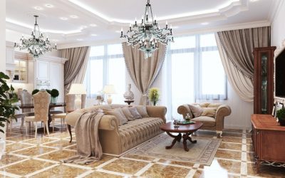 Неоклассика в интерьере: Царственная обстановка в обрамлении новейшей техники (340+Фото)