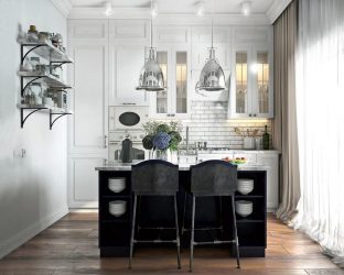 Неоклассика в интерьере: Царственная обстановка в обрамлении новейшей техники (340+Фото)