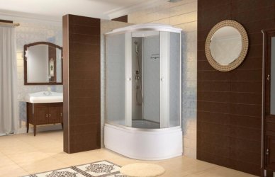 Что нужно знать о сборке душевой кабины с глубоким поддоном (прямоугольной и угловой). Преимущества и недостатки + 50 ФОТО