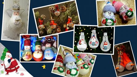 Новогодние игрушки своими руками на Новый 2018 год – Год Собаки (245+Фото)