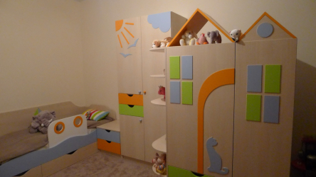 Стильные обои в детскую комнату для мальчиков. Даем ребенку возможность самовыразиться + 200 ФОТО