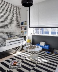 Стильные обои в детскую комнату для мальчиков. Даем ребенку возможность самовыразиться + 200 ФОТО