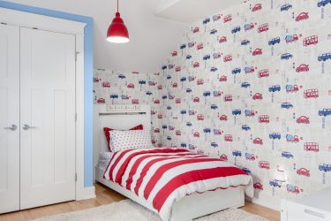 Стильные обои в детскую комнату для мальчиков. Даем ребенку возможность самовыразиться + 200 ФОТО