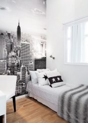 Стильные обои в детскую комнату для мальчиков. Даем ребенку возможность самовыразиться + 200 ФОТО