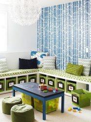 Стильные обои в детскую комнату для мальчиков. Даем ребенку возможность самовыразиться + 200 ФОТО