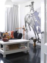 Стильные обои в детскую комнату для мальчиков. Даем ребенку возможность самовыразиться + 200 ФОТО