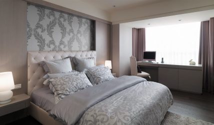 Сочетание Обоев в спальне: 240+ Фото Красивых Комбинаций интерьеров