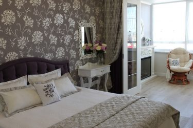 Сочетание Обоев в спальне: 240+ Фото Красивых Комбинаций интерьеров