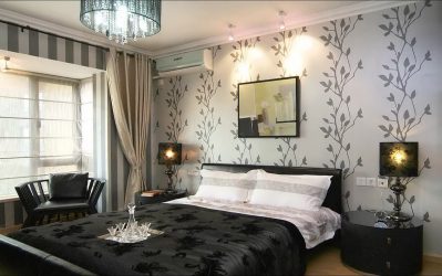Сочетание Обоев в спальне: 240+ Фото Красивых Комбинаций интерьеров