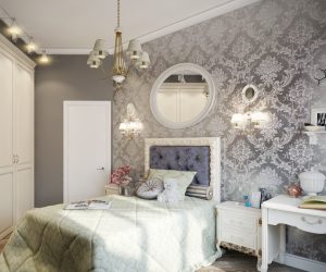 Сочетание Обоев в спальне: 240+ Фото Красивых Комбинаций интерьеров
