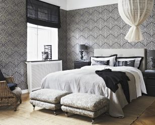 Сочетание Обоев в спальне: 240+ Фото Красивых Комбинаций интерьеров