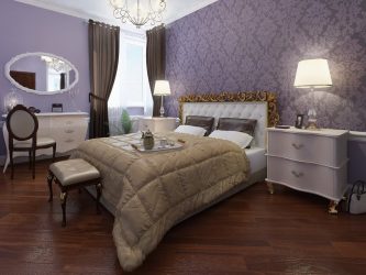 Сочетание Обоев в спальне: 240+ Фото Красивых Комбинаций интерьеров