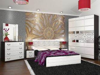 Сочетание Обоев в спальне: 240+ Фото Красивых Комбинаций интерьеров