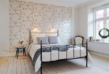 Сочетание Обоев в спальне: 240+ Фото Красивых Комбинаций интерьеров