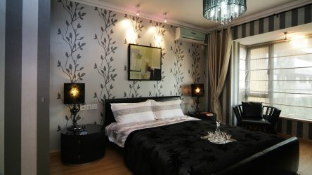 Сочетание Обоев в спальне: 240+ Фото Красивых Комбинаций интерьеров