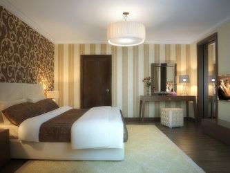 Сочетание Обоев в спальне: 240+ Фото Красивых Комбинаций интерьеров