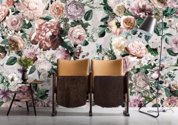 Обои в цветок: Жизнь в цветочной поляне или как правильно подобрать? 170+(Фото) цветущей романтики в серых буднях