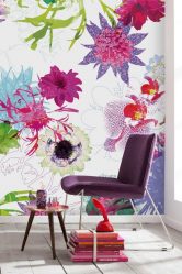 Обои в цветок: Жизнь в цветочной поляне или как правильно подобрать? 170+(Фото) цветущей романтики в серых буднях