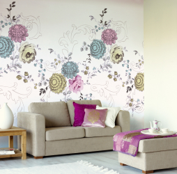 Обои в цветок: Жизнь в цветочной поляне или как правильно подобрать? 170+(Фото) цветущей романтики в серых буднях