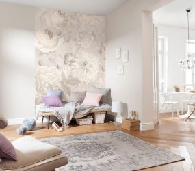 Обои в цветок: Жизнь в цветочной поляне или как правильно подобрать? 170+(Фото) цветущей романтики в серых буднях