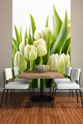 Обои в цветок: Жизнь в цветочной поляне или как правильно подобрать? 170+(Фото) цветущей романтики в серых буднях