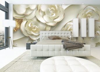 Обои в цветок: Жизнь в цветочной поляне или как правильно подобрать? 170+(Фото) цветущей романтики в серых буднях