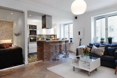 Однокомнатная Квартира: Стилевые решения с элементами декора. 205+ Фото Идей современного интерьера