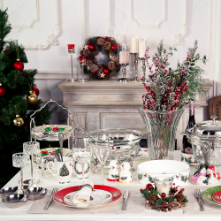 Как сделать стол на Новый 2019 год действительно праздничным и бюджетным? 135+(Фото) красивой сервировки своими руками (+Отзывы)