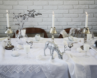 Как сделать стол на Новый 2019 год действительно праздничным и бюджетным? 135+(Фото) красивой сервировки своими руками (+Отзывы)