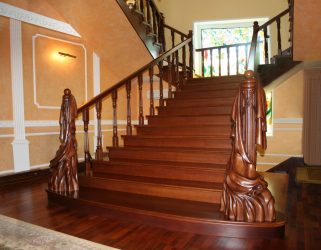 Отделка лестницы в частном доме: Самые популярные идеи (ламинатом, плиткой, камнем). Выбыраем только практичные и надежные материалы (160+ Фото)