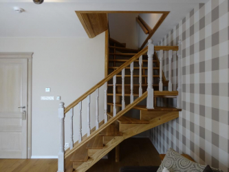 Отделка лестницы в частном доме: Самые популярные идеи (ламинатом, плиткой, камнем). Выбыраем только практичные и надежные материалы (160+ Фото)
