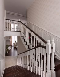 Отделка лестницы в частном доме: Самые популярные идеи (ламинатом, плиткой, камнем). Выбыраем только практичные и надежные материалы (160+ Фото)