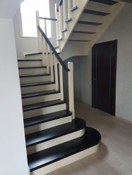 Отделка лестницы в частном доме: Самые популярные идеи (ламинатом, плиткой, камнем). Выбыраем только практичные и надежные материалы (160+ Фото)