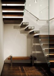 Отделка лестницы в частном доме: Самые популярные идеи (ламинатом, плиткой, камнем). Выбыраем только практичные и надежные материалы (160+ Фото)