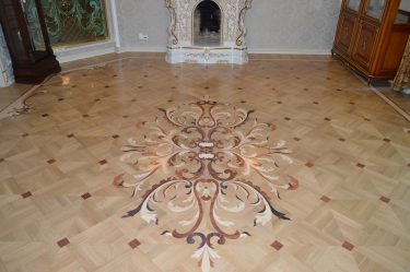 Паркет в интерьере: Как использовать? Как выбрать? 305+ (Фото) эффектных дизайнов (художественный, елочкой, модульный)