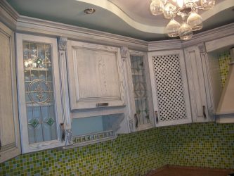 Патина в Интерьере: 180 (Фото) Фасадов Кухонь, Двери, Столы () Патина в Интерьере: 180 (Фото) Фасадов Кухонь, Двери, Столы