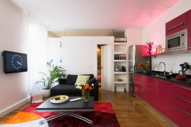 Планировка 1-й (однокомнатной) квартиры (210+ Фото). Стили от «А» до «Я» для хрущевок небольшого размера