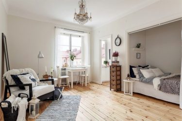 Планировка 1-й (однокомнатной) квартиры (210+ Фото). Стили от «А» до «Я» для хрущевок небольшого размера